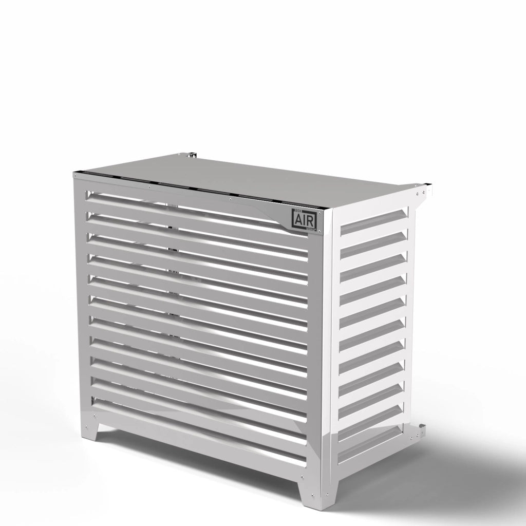 Cover Pompa di Calore 105x65x150 cm installazione a terra vicino la parete Big Blade VL Bianco