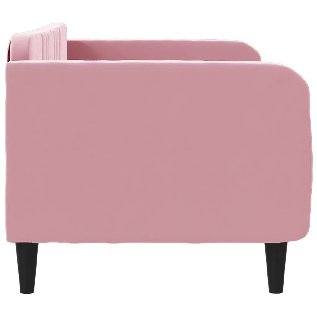 Letto da Giorno Rosa 80x200 cm in Velluto