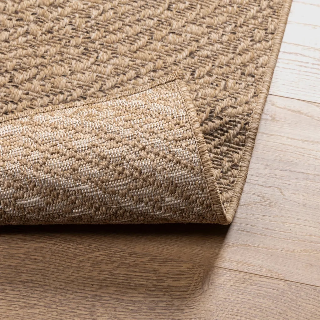 Tappeto ZIZUR 200x290 cm Aspetto Iuta per Interni ed Esterni 364842