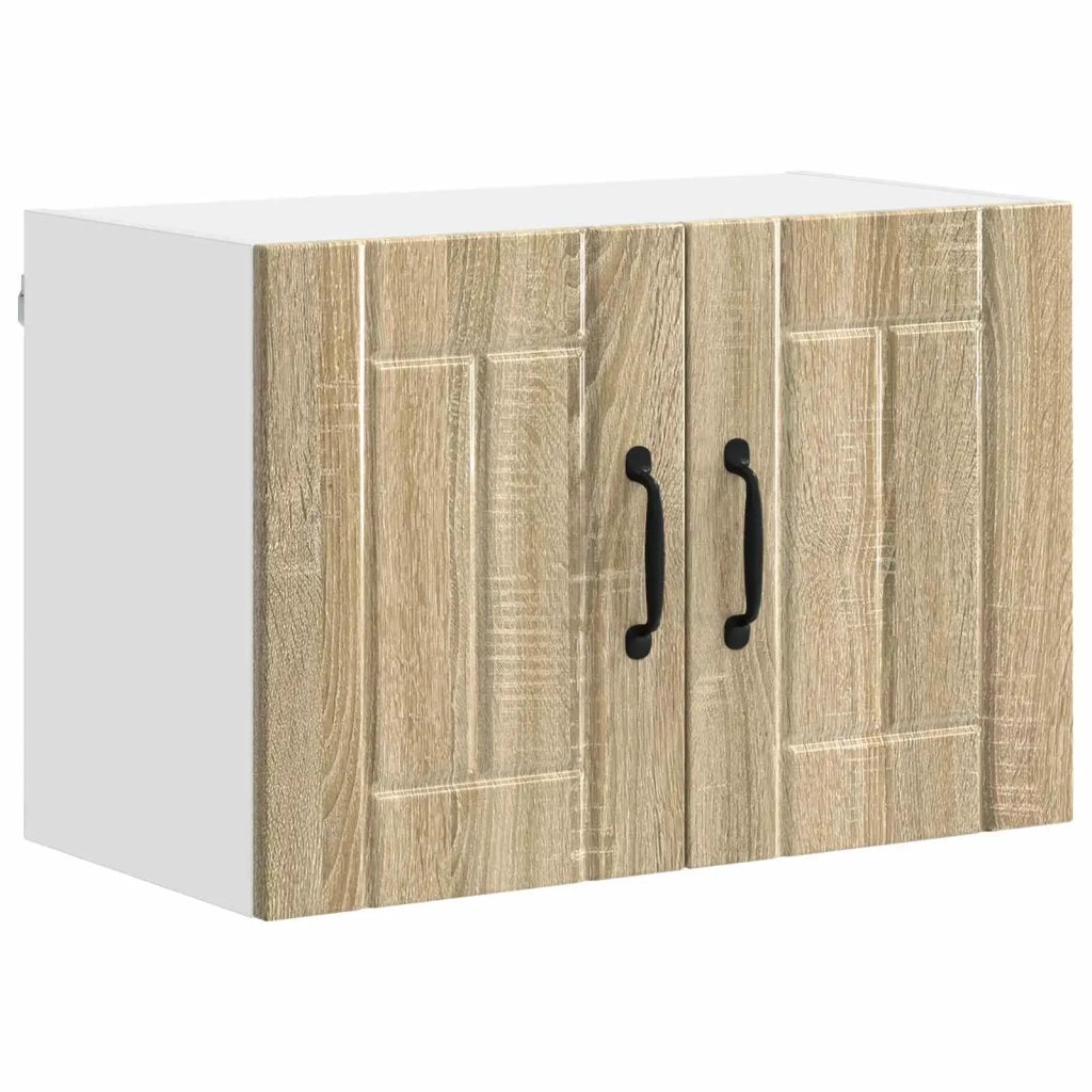Armadi a pareti per cucina con porta Lucca 2 pcs Rovere Sonoma 884919
