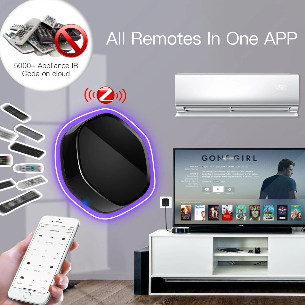 Gateway ZigBee Bluetooth BLE Mesh IR Infrarossi ZigBee 3.0,Bluetooth BLE Mesh,IR TUYA, Smart Life 1A 5V IP20