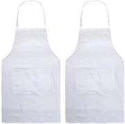 Schorti da cucina con tasche - Schorti da barbecue - Schorti singoli - 2 pezzi - Polyester - 75 x 65 cm - Leggeri e resistenti