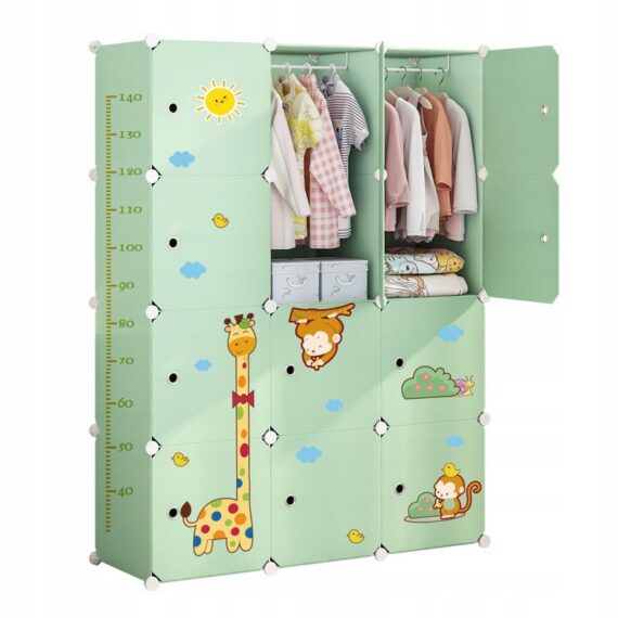 Armadio modulare per bambini 147x111x47 cm