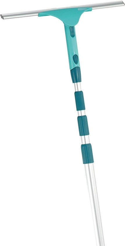 Kit di Pulizia Finestra con Estensione in Acciaio con Sacchetto Microfibra e Velo - Ideale per Spazi Altissimi e Zone Difficilmente Accessibili