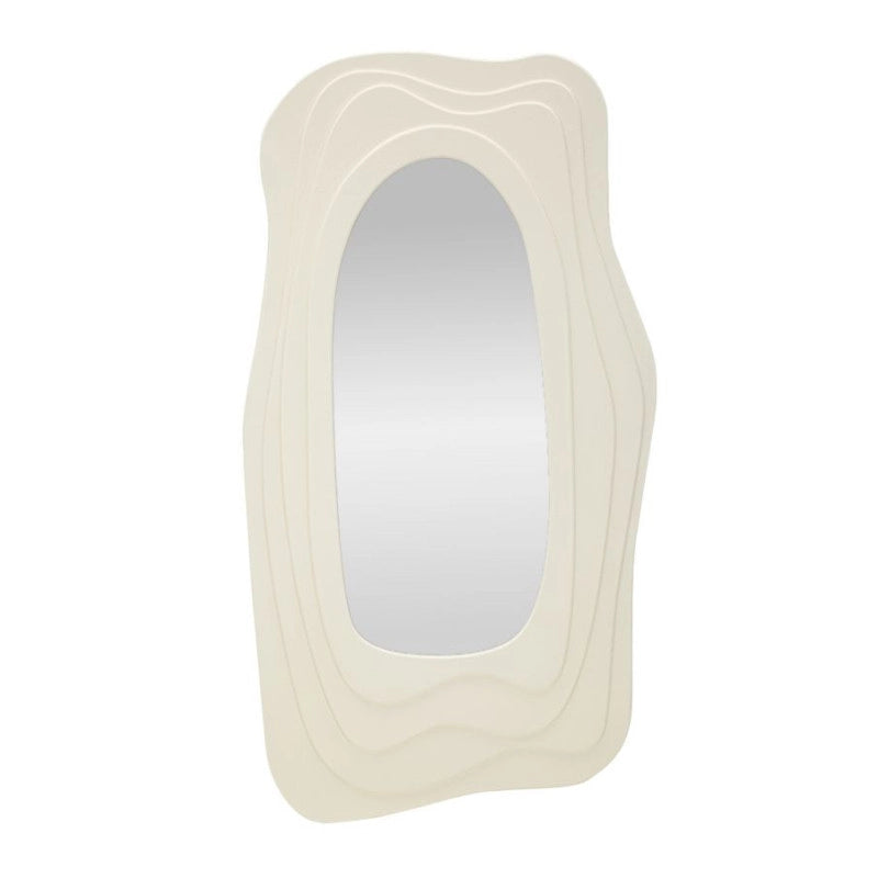Specchio Da Muro Dafne Bianco cm 90x4x165