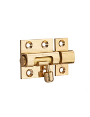 Chiusura a chiavistello per porta, ottone, scrocco Ø 8 mm, 30 x 30 mm – THIRARD