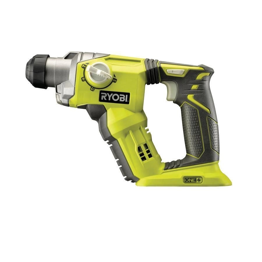 RYOBI 5133002305 ONE+ Tassellatore a Batteria SDS+ 18V 4 Modalita' Operative Coppia 15 Nm Luce LED colore Verde e Antracite