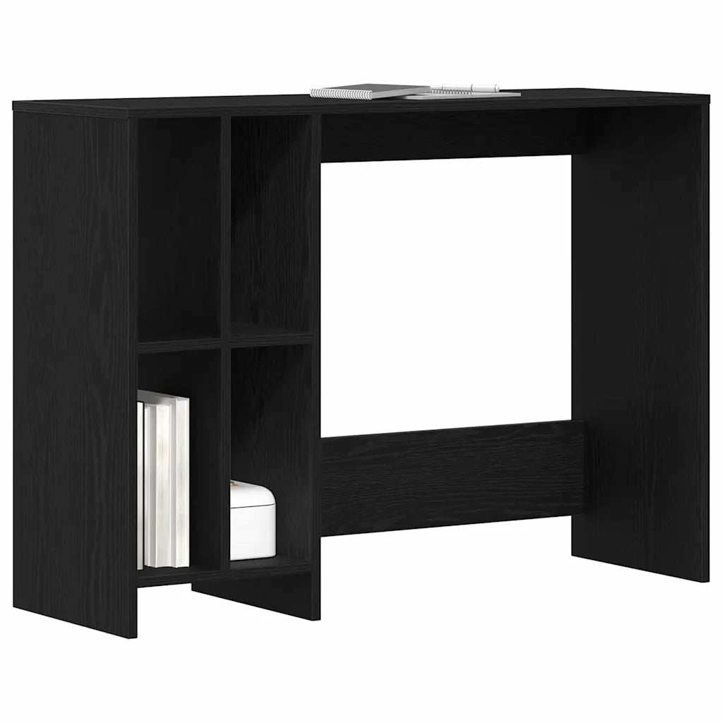 Scrivania Rovere Nero Legno ingegnerizzato 102,5 x 35 x 75 cm 862664