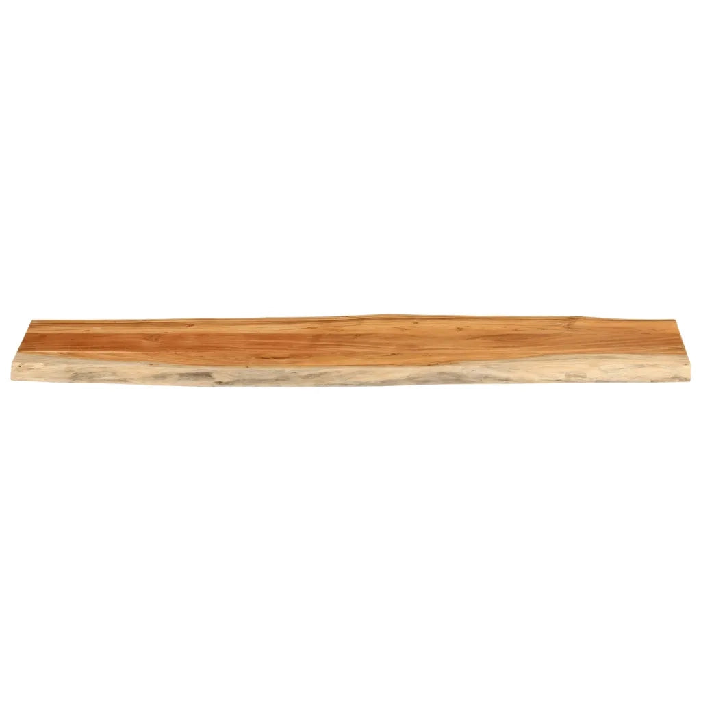 Piano Tavolo 160x40x3,8 cm Rettangolare Legno Acacia Bordi Vivi 370640