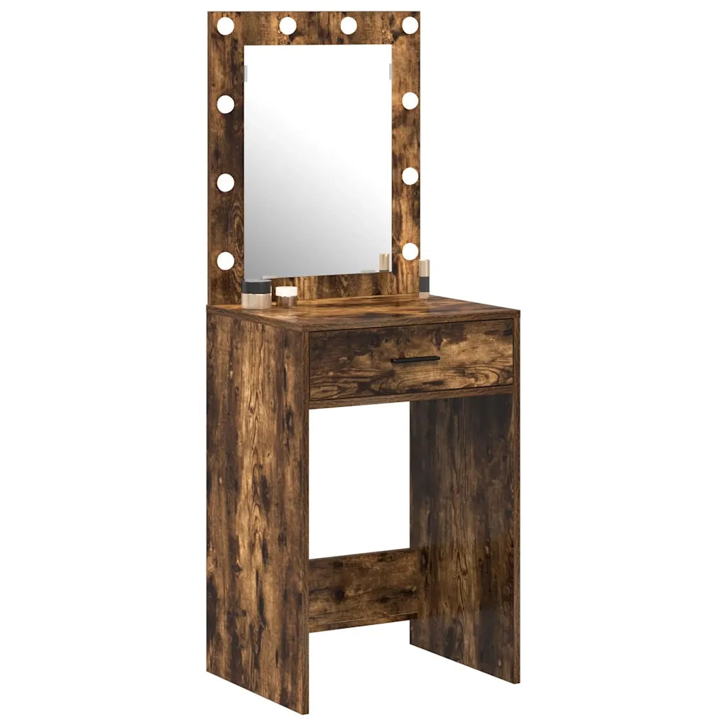Tavolo da Trucco Rovere fumé 50 x 41 x 135 cm Legno multistrato 865041
