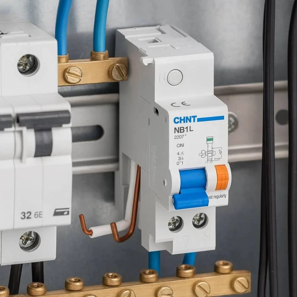 Blocco differenziale chint nb1l-63 2p 50 63 a 300 ma tipo ac