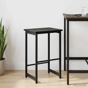 Sgabello da bar Rovere Nero 40 x 32 x 74 cm 8006193
