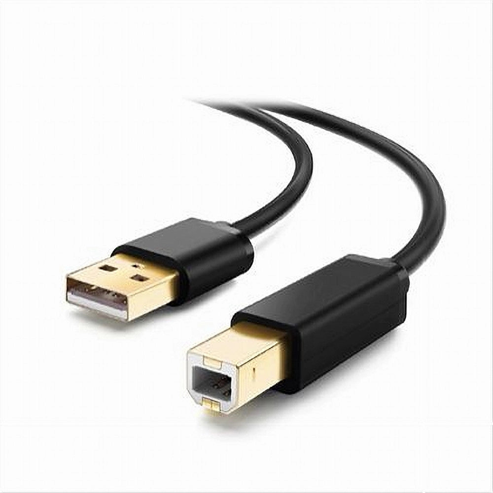 Trade Shop - Cavo F-bm10 Cavetto Per Stampante Bm2.0 Usb Da 1,5mt Compatibile Notebook Desktop -