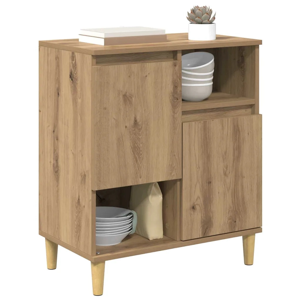 Credenza-Buffet-Armadio da cucina rovere artigianale 35 x 60 x 70 cm Legno multistrato