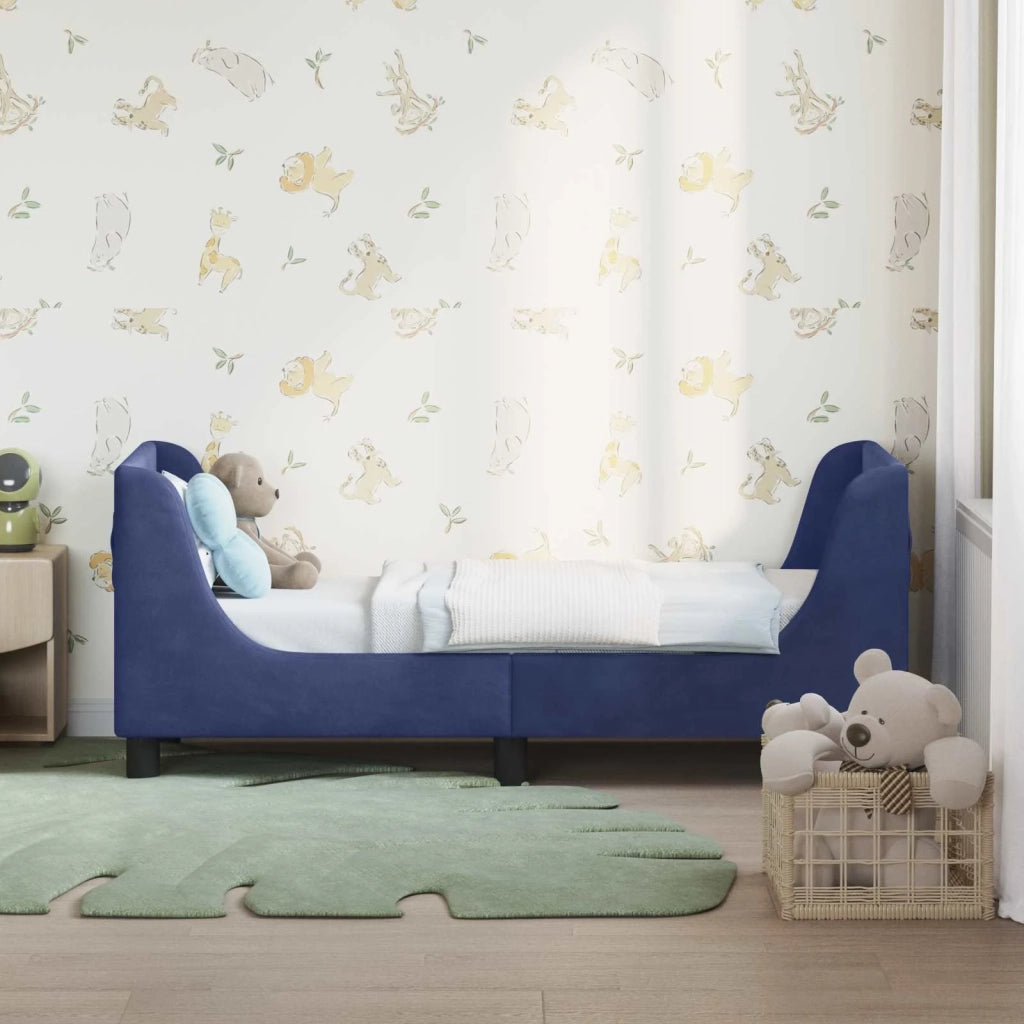 Struttura letto per bambini con testata-Giroletto per bambini Blu Polizia 70 x 140 cm 459955
