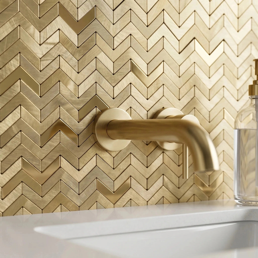 Mosaico Rea P14453a Brush Gold