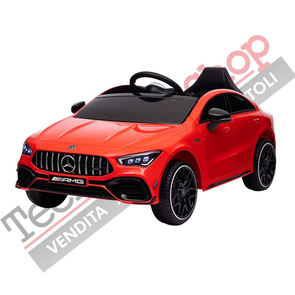 Auto Elettrica per Bambini Mercedes CLA 45 AMG 12V-Rosso