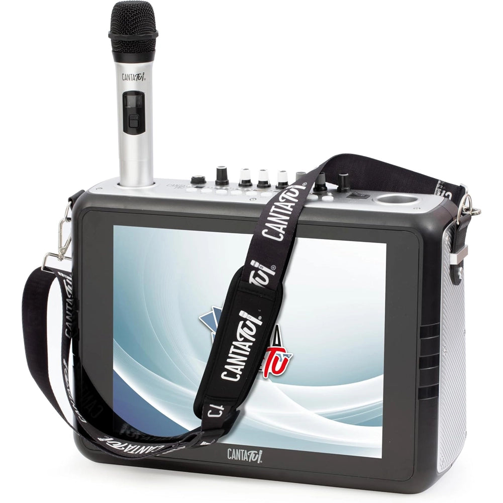 Canta Tu Karaoke Portatile 2024 Senza Fili Con Microfono Wireless Ampio Display