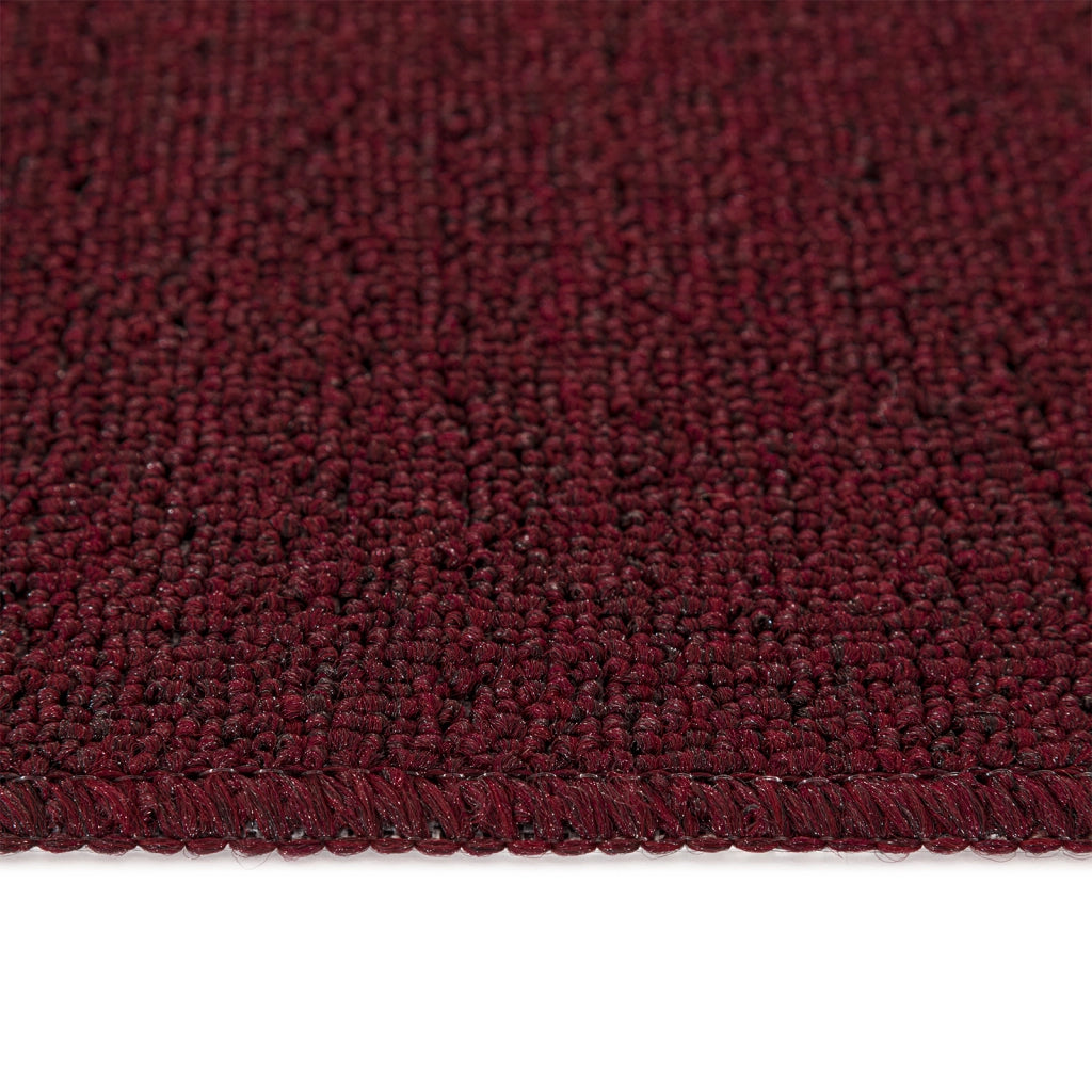 Tappeti per scale  con retro in lattice Bordeaux 25x60 cm