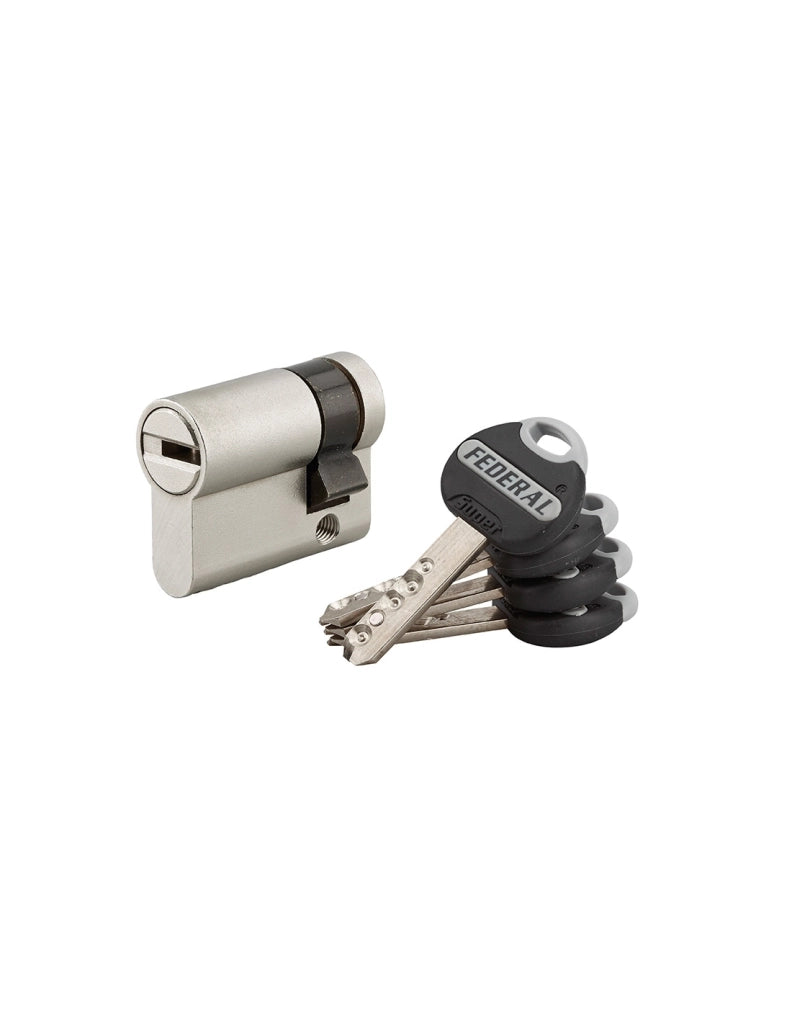 Semicilindro FEDERAL 30 x 10 mm 4 chiavi – THIRARD