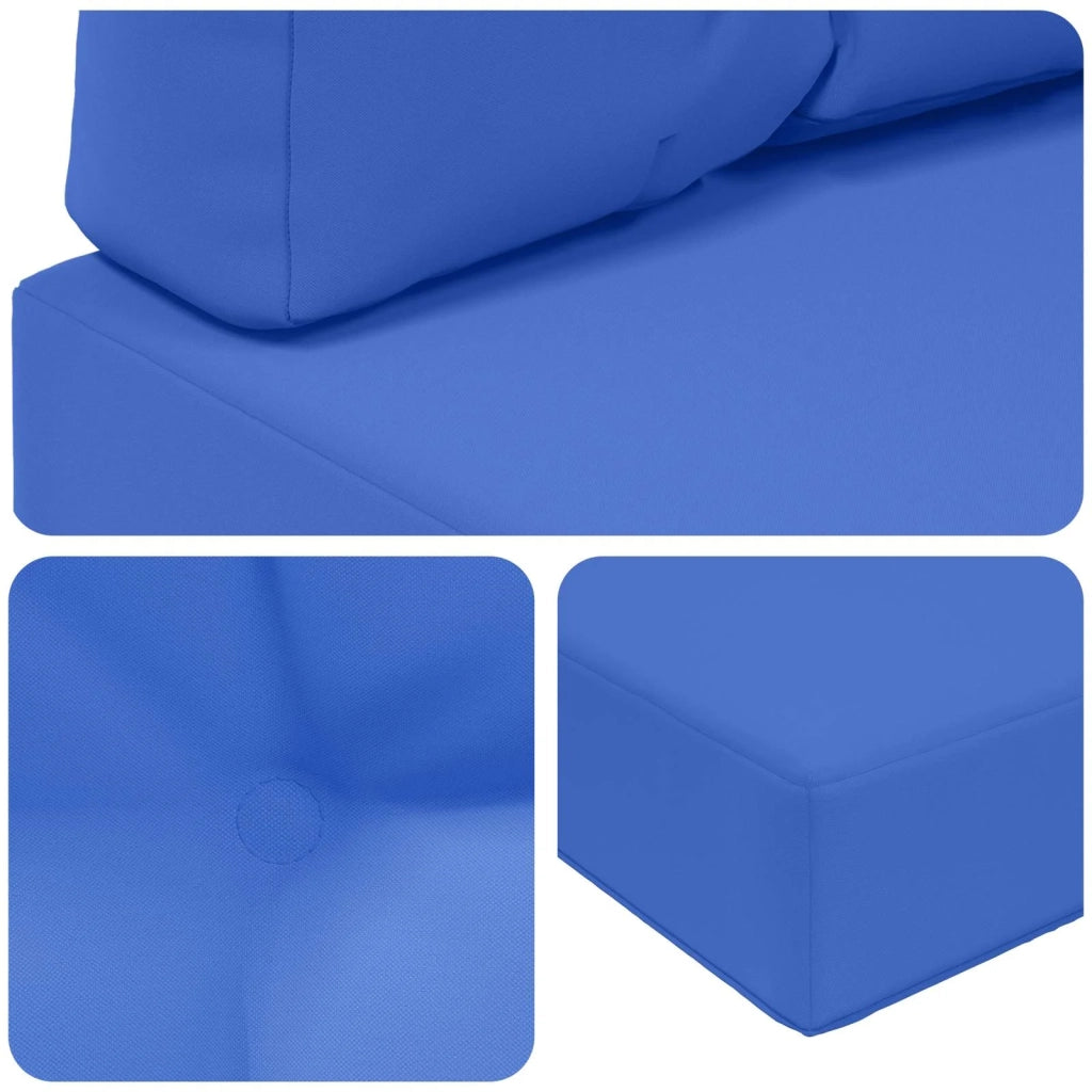 Cuscino per divano da esterno 3 pcs Turchese Poliestere 900896