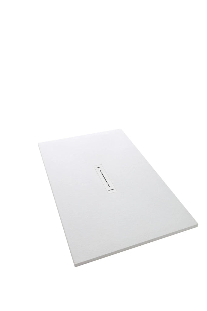 Piatto doccia Ardesia Plus 2,6cm bianco matt 100x70cm