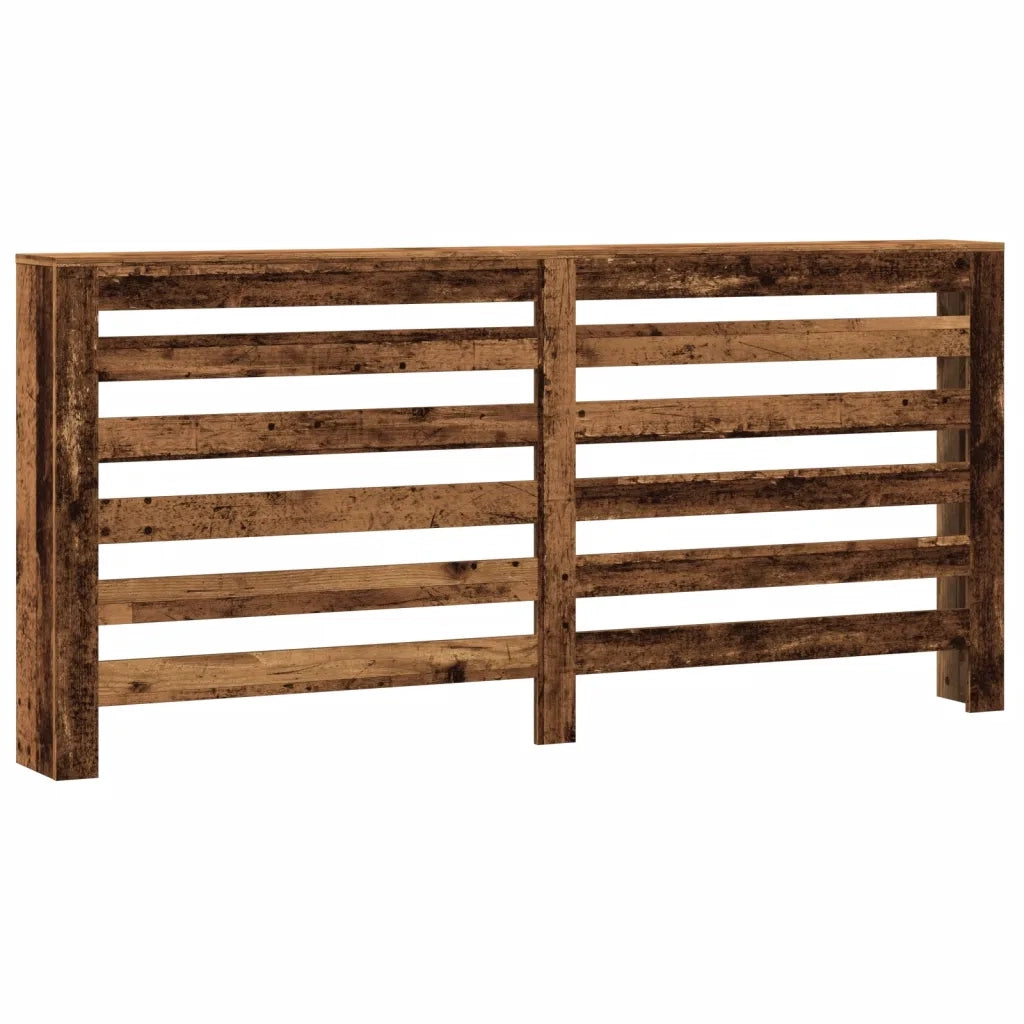 vidaXL Copertura Termosifone Legno Antico 175x20x82 cm in Multistrato