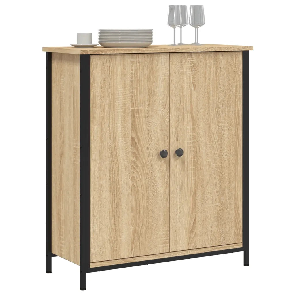 Credenza Rovere Sonoma 70x30x80 cm in Legno Multistrato 835535