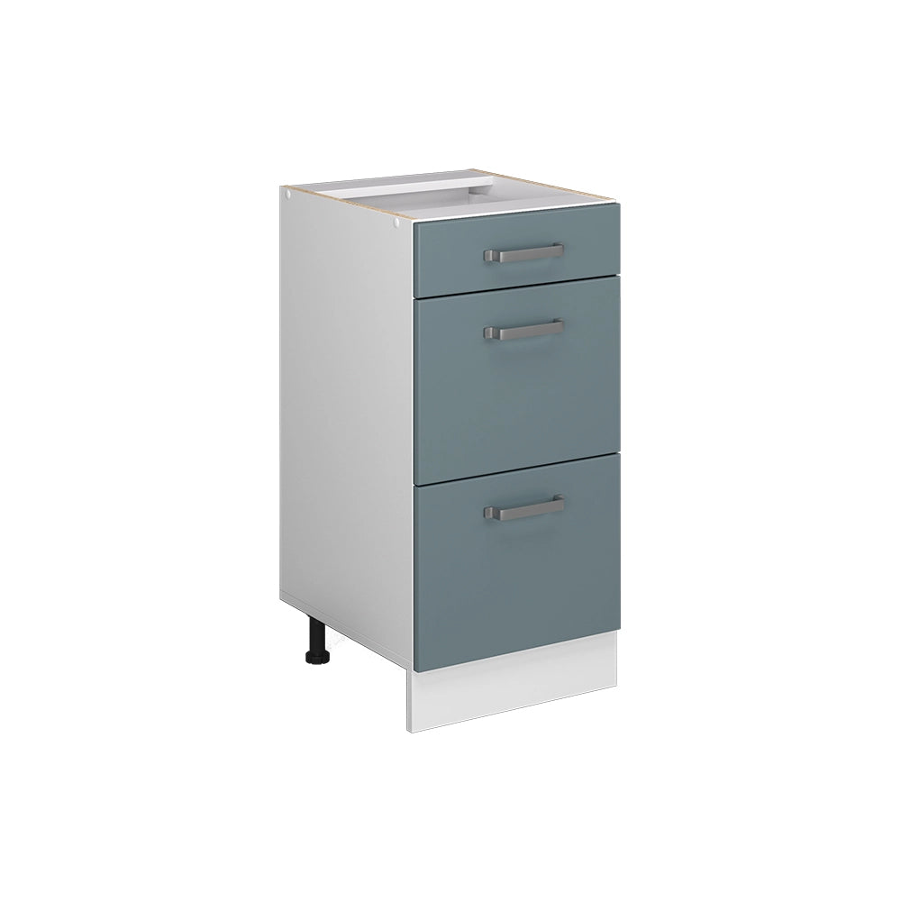 Vicco Frontale cucina Grigio-blu 39.6 x 70.4 cm frontale del mobile per mobile base con cassetti