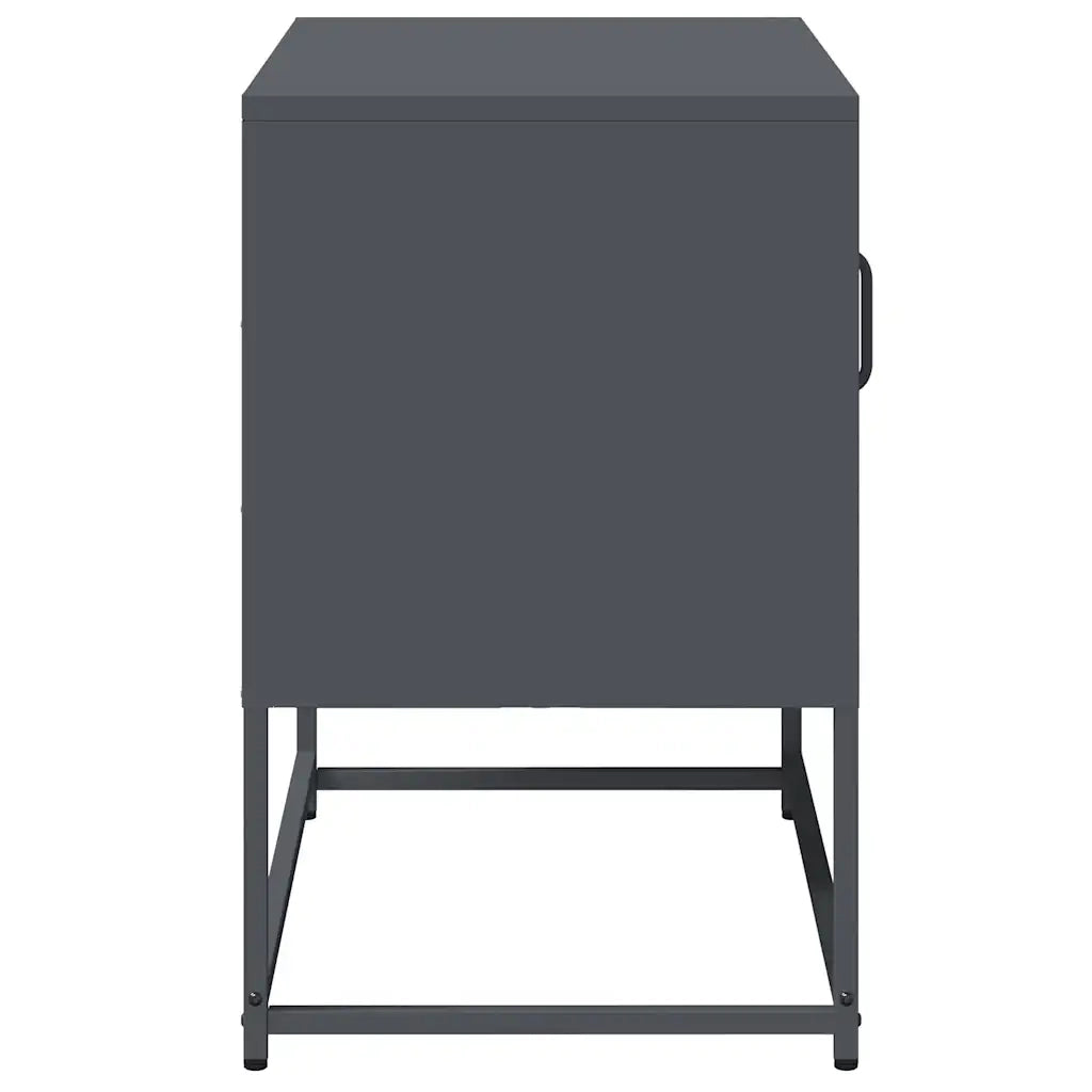 Mobile TV Antracite 68x39x60,5 cm in Acciaio 853388