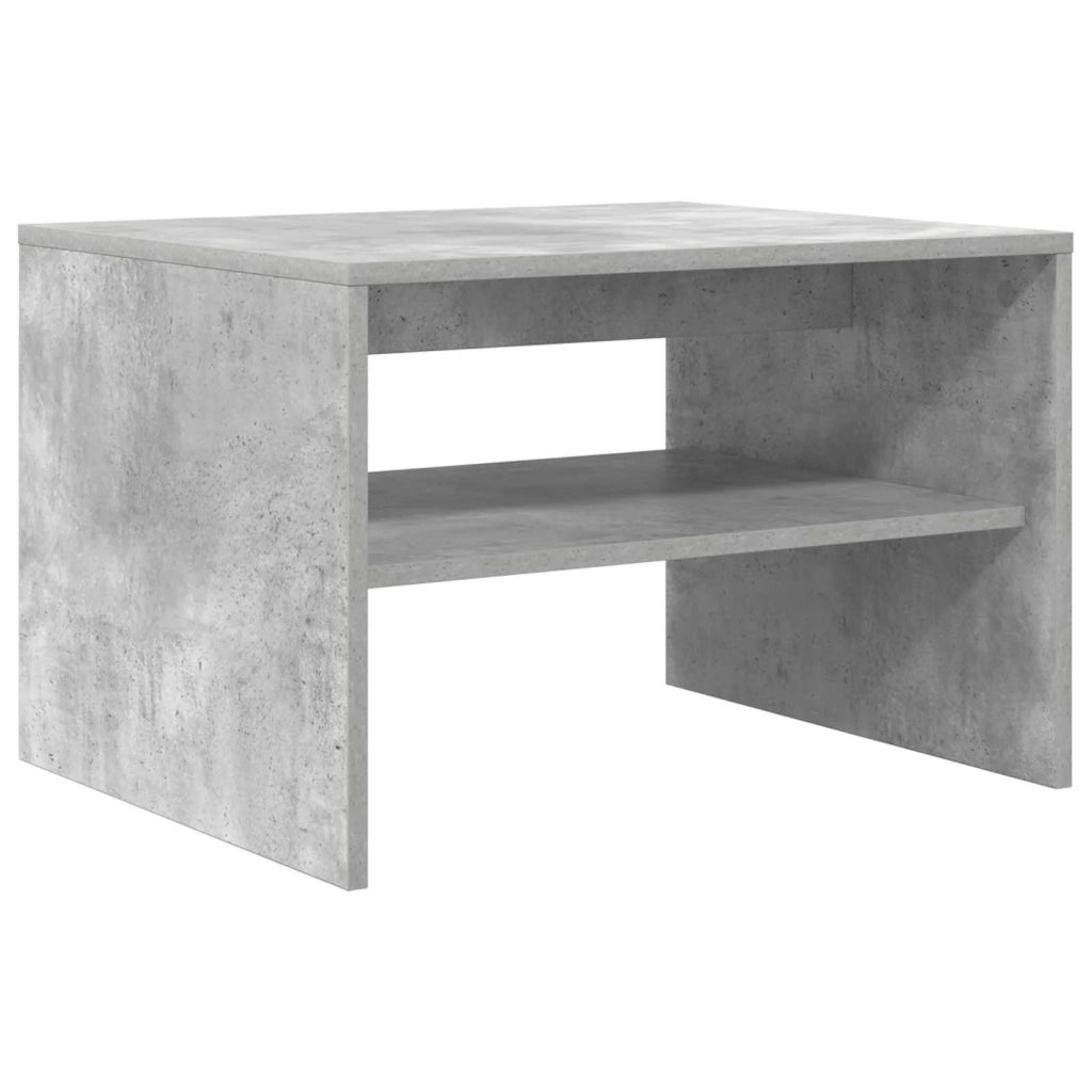 Tavolino da salotto Grigio cemento 60 x 50 x 40 cm