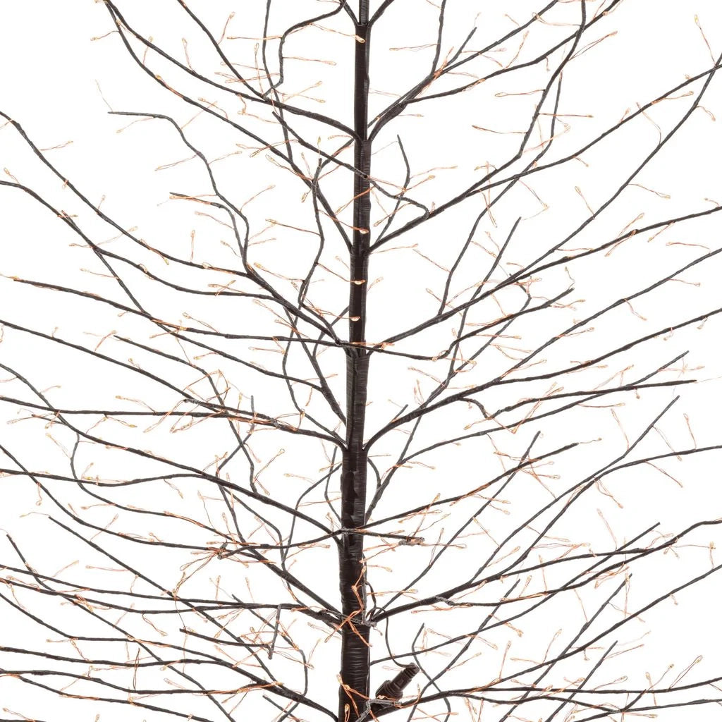 Albero luminoso Tiglio marrone con microled bianco caldo, uso interno - 2.3 METRI