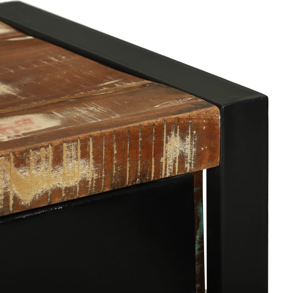 Armadio da Bagno 40x35x90 cm in Legno Massiccio Riciclato