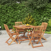 Set da Pranzo per Giardino 5 pz in Legno Massello di Acacia 3152899