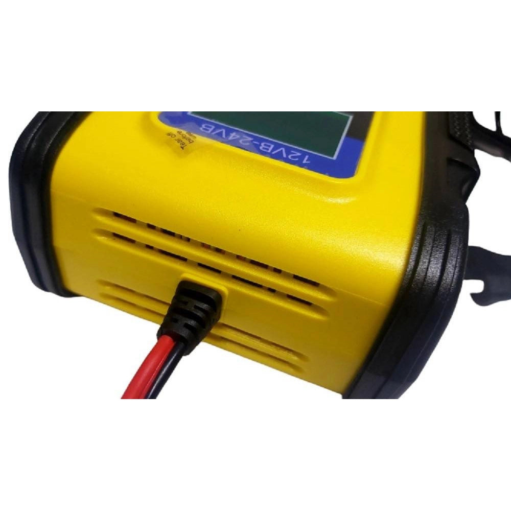 Trade Shop - Caricabatterie Intelligente Avviatore Emergenza Batteria Auto 12v-18a 24v-9a Tk500 -