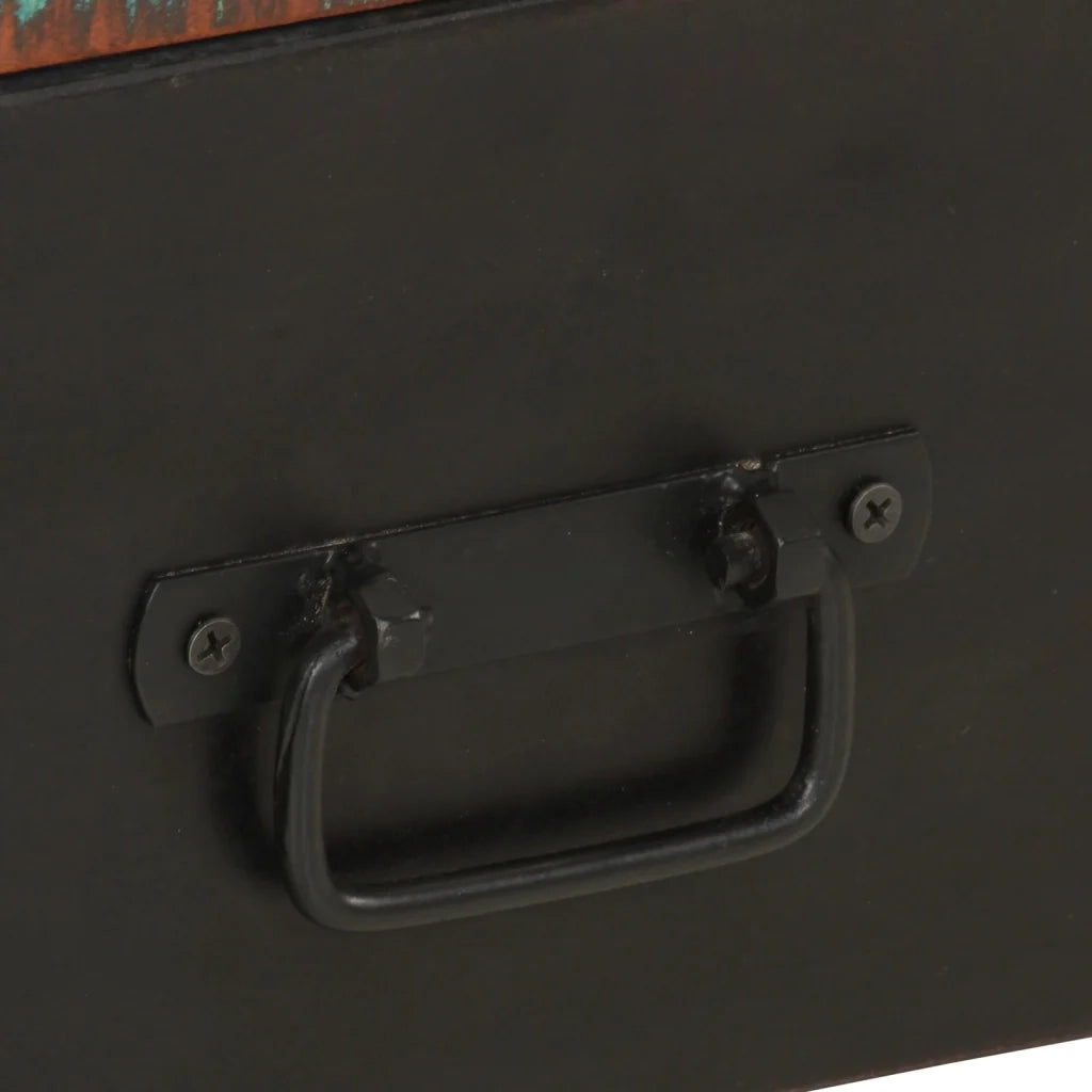 Mobile Porta TV in Legno Massello di Recupero 120x30x40 cm 244844