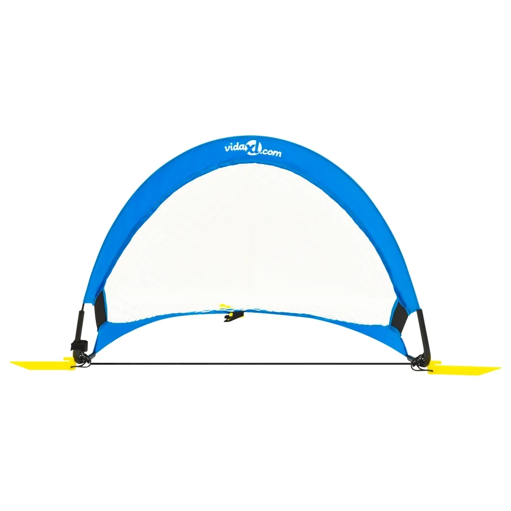 Porte da Calcio per Bambini 2 pz con Custodia 75,5x46x48 cm 93366