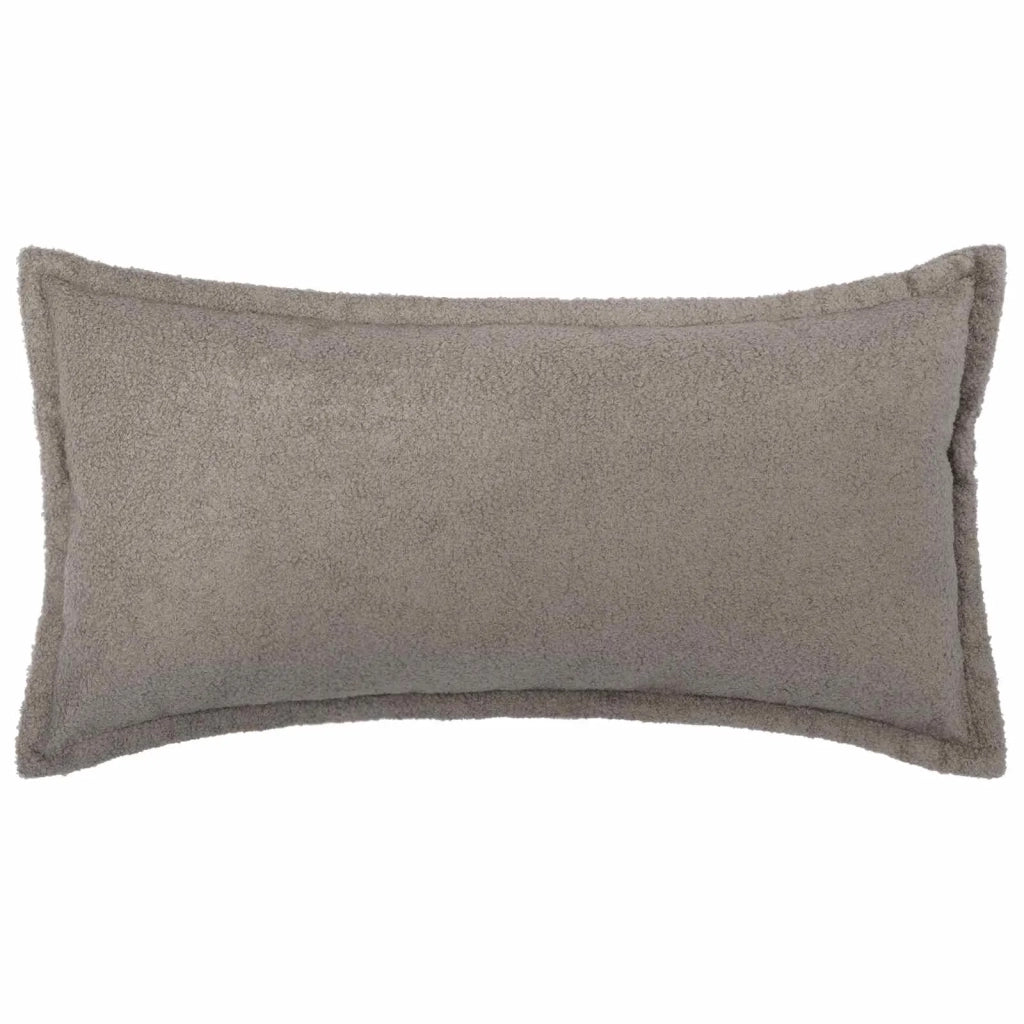 Federa 2 pz HOUTEN Grigio Chiaro 40 x 80 cm Bouclé 918202
