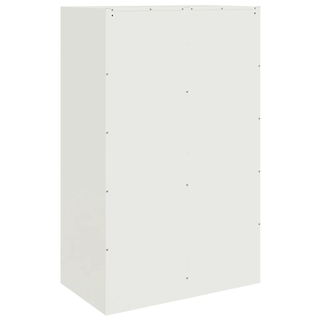 Credenza-Buffet-Armadio da cucina Bianca 67x39x107 cm in Acciaio 229931