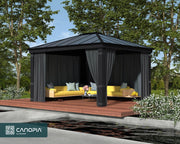 Set Di Tende Per Gazebo Dallas 3.6X4.3 m