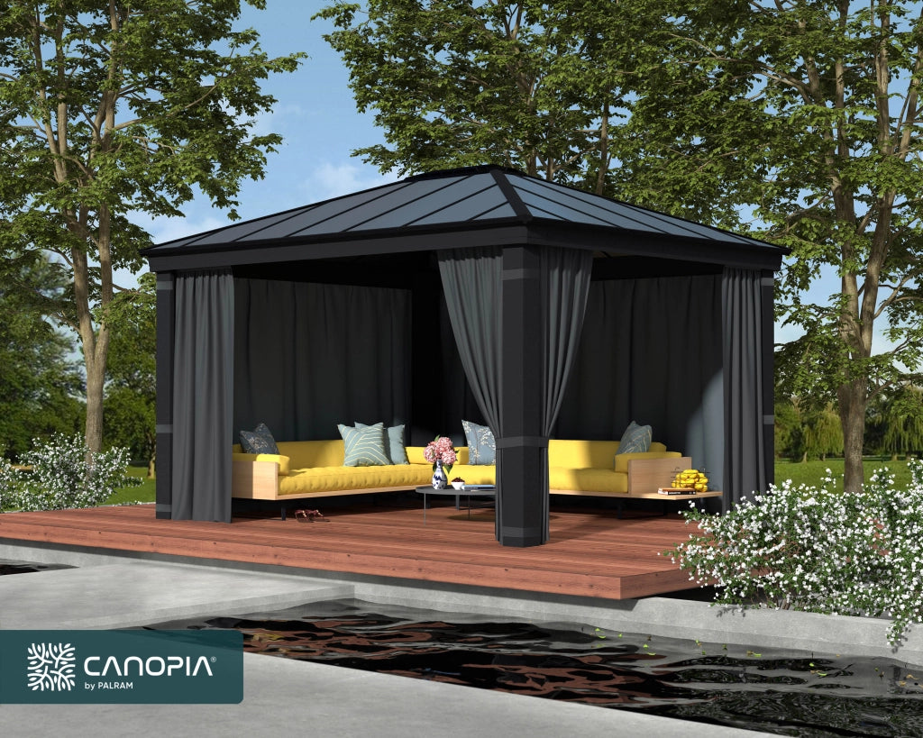 Set Di Tende Per Gazebo Dallas 3.6X4.3 m
