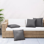 Cuscini per Divano 4 pz Antracite 60x60 cm in Tessuto