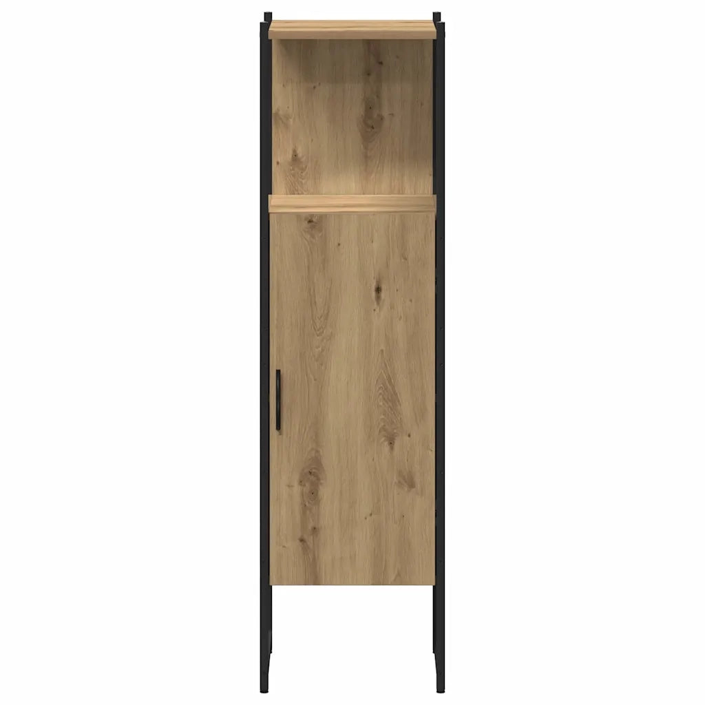 Set di mobili per il bagno con porta 4 pcs Rovere artigianale 3334430