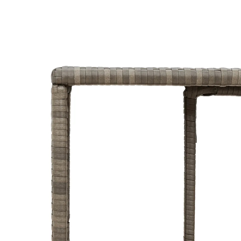 Scaffali Portaoggetti 2 pz in Polyrattan Grigio CFW4066576