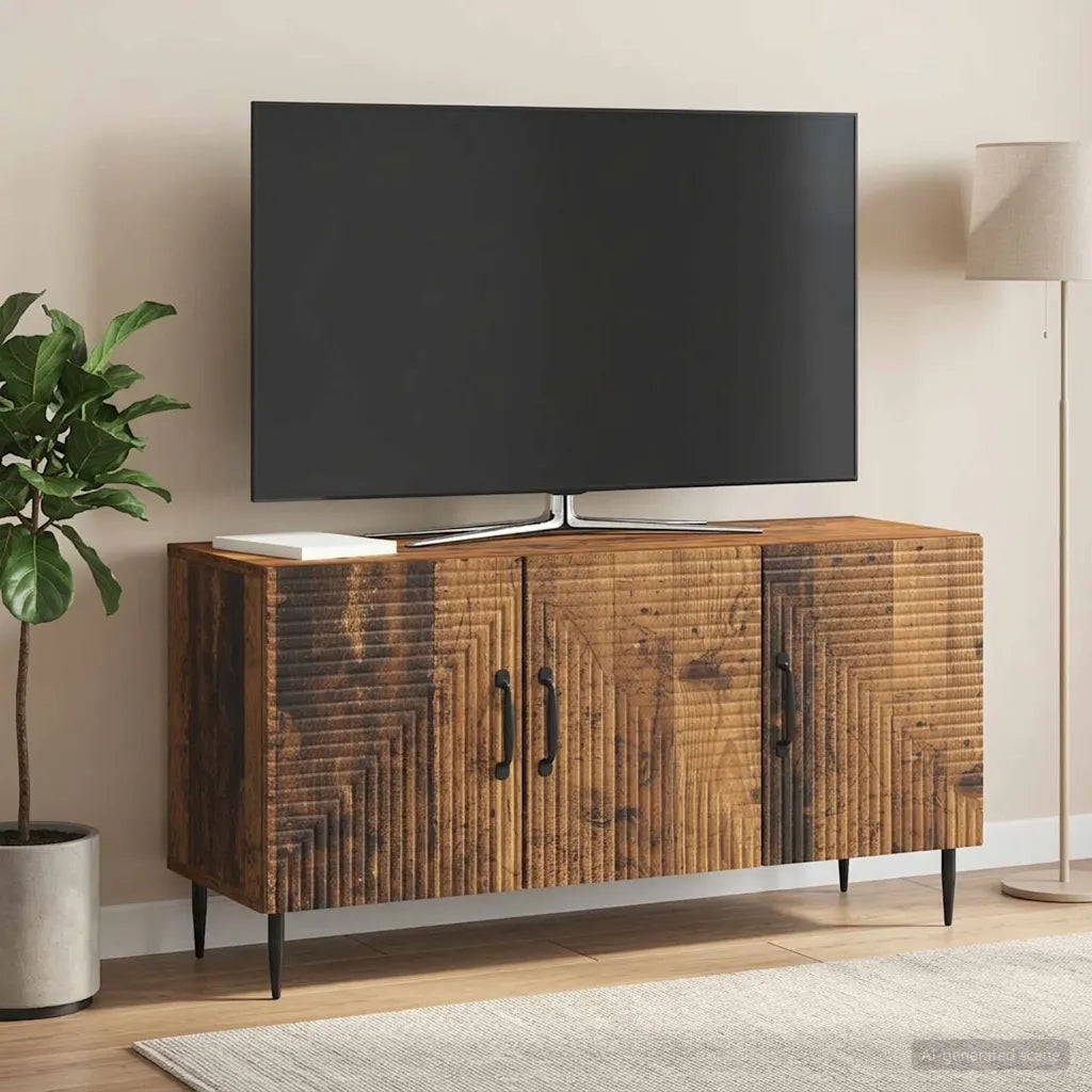 Mobile TV Legno antico 99 x 34,5 x 50 cm Legno ingegnerizzato 894953