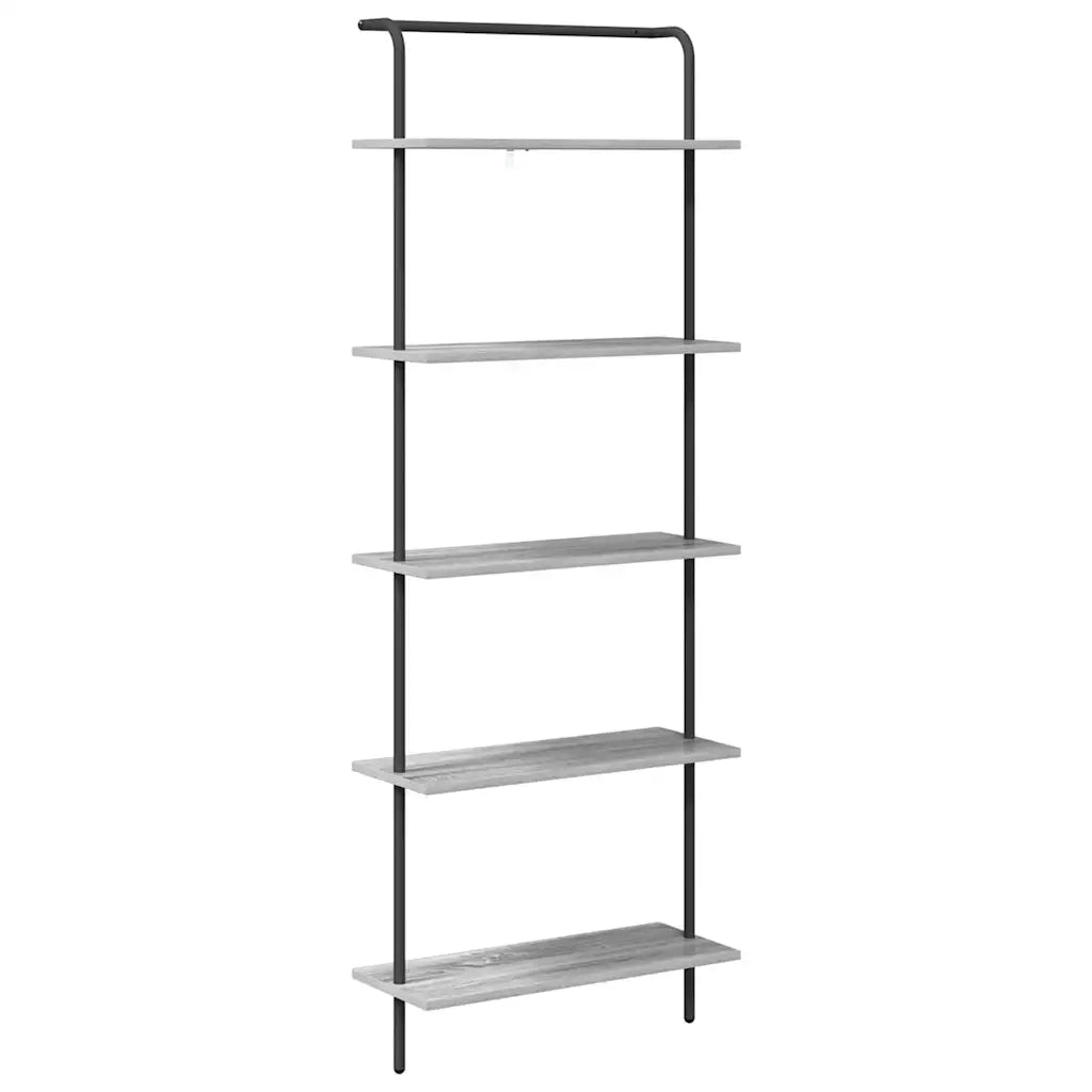 Libreria Grigio Sonoma 60 x 24 x 168 cm Legno multistrato 879968