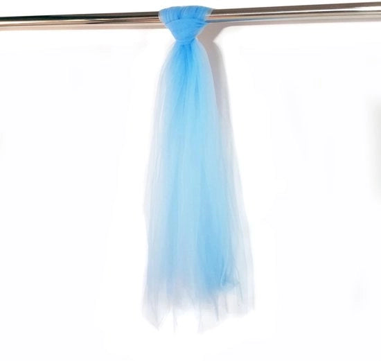 Tessuto di organza 3 m - 160 cm largo - Soffice e trasparente - Tessuto decorativo - Per cucire e ricamare - Materiale a base di poliestere - Tulle