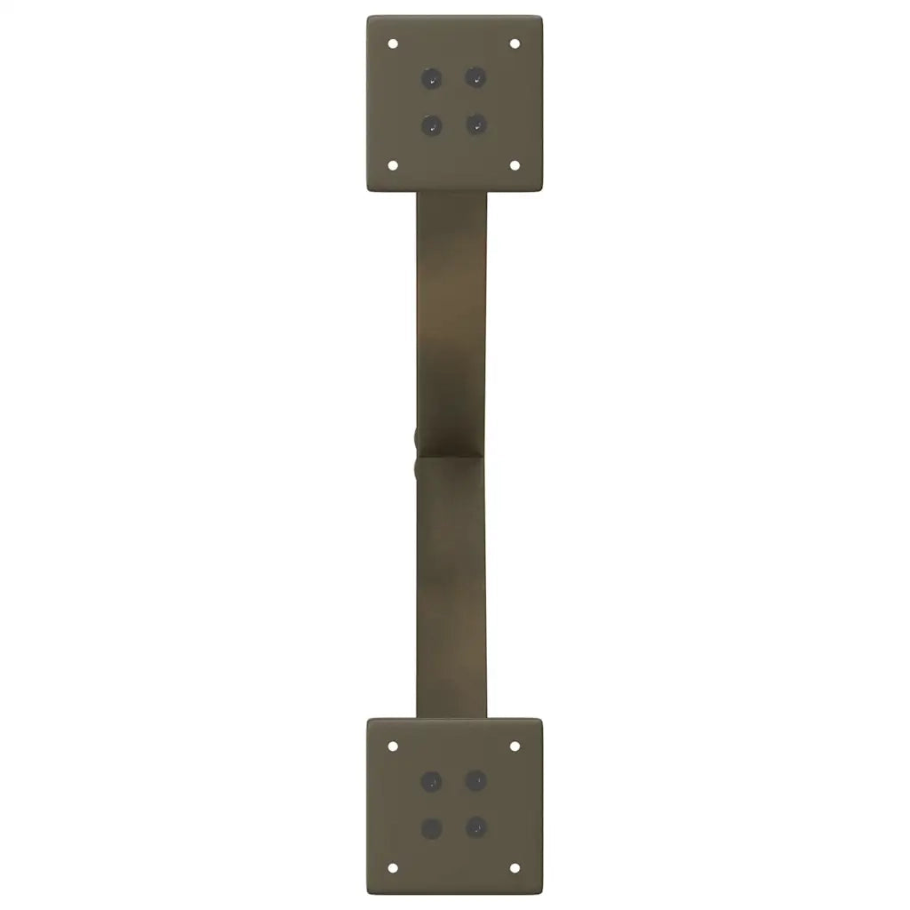Gambe per tavolo da pranzo a forma di X 2 pz in acciaio naturale 57x(72-73) cm 4012915