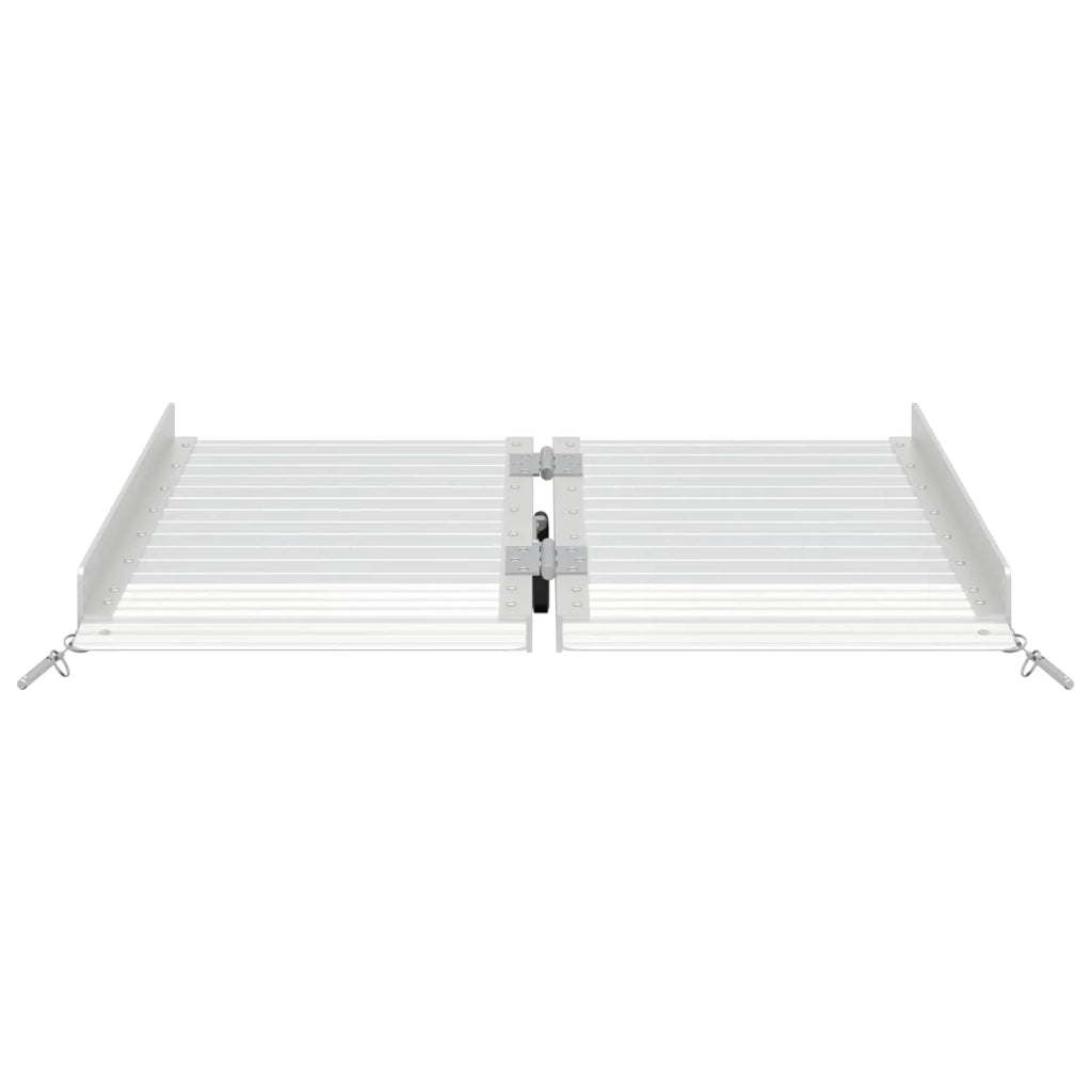 Rampa per sedia a rotelle 270 kg Argento 62 x 73 x 5 cm 42021094