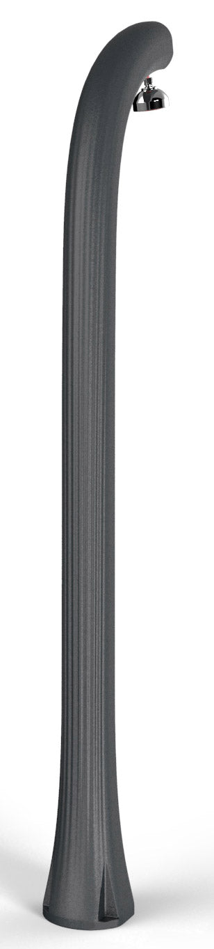 Doccia Solare da Esterno Giardino 30L Miscelatore Arkema Jolly Plus Grigio Antracite